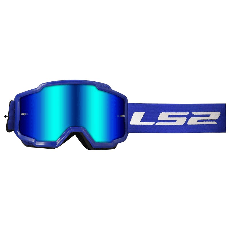 LS2 CHARGER GOGGLES MAVİ MOTOKROS GÖZLÜĞÜ