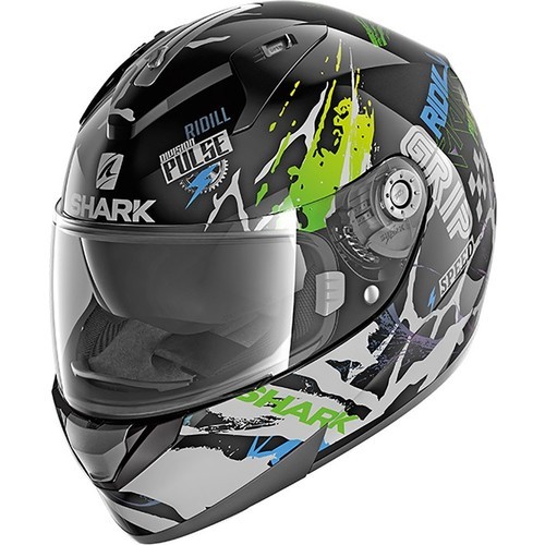 SHARK RIDILL 1.2 DRIFT-R MAVİ-YEŞİL KAPALI KASK