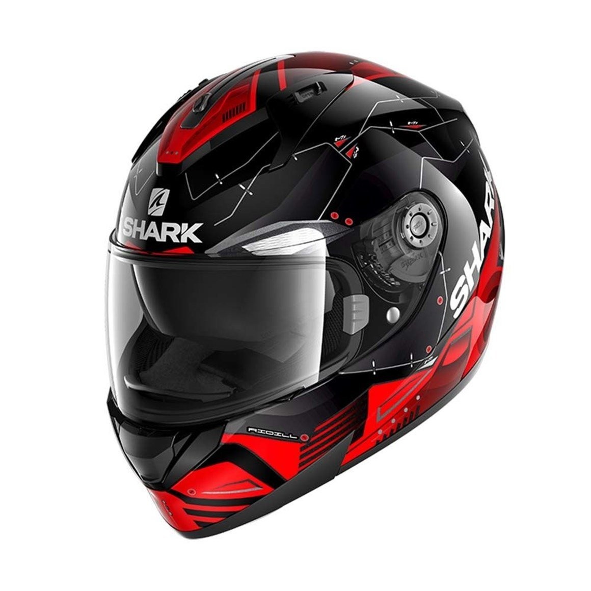 SHARK RIDILL 1.2 MECCA KIRMIZI KAPALI KASK