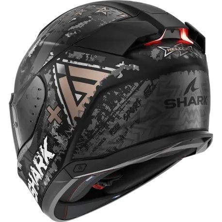 SHARK SKWAL İ3 HELLCAT GRİ SİYAH KAPALI KASK