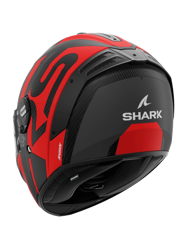 SHARK SPARTAN RS CARBON SHAWN KIRMIZI KAPALI KASK