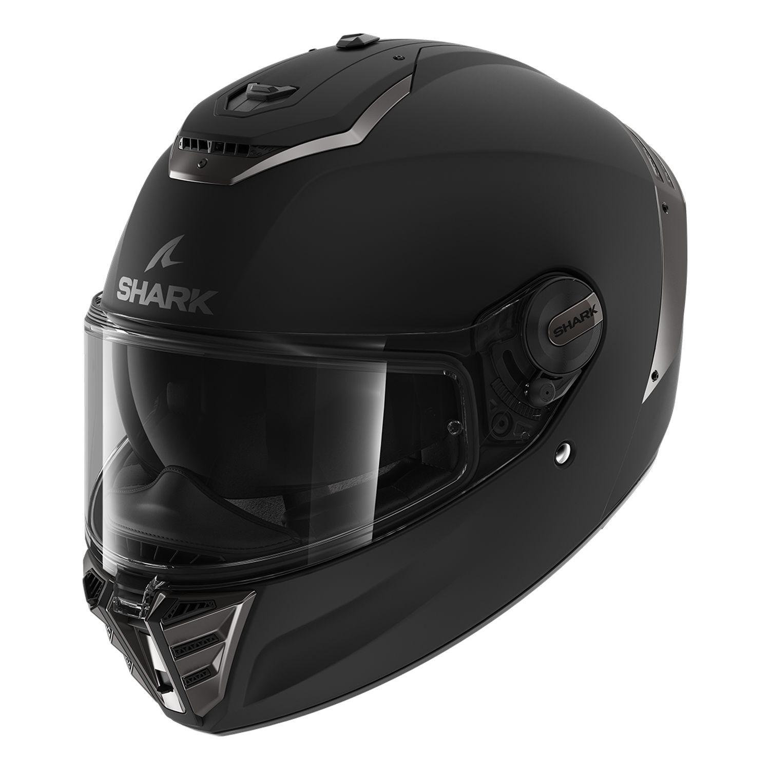 SHARK SPARTAN RS MAT SİYAH GRİ KAPALI KASK