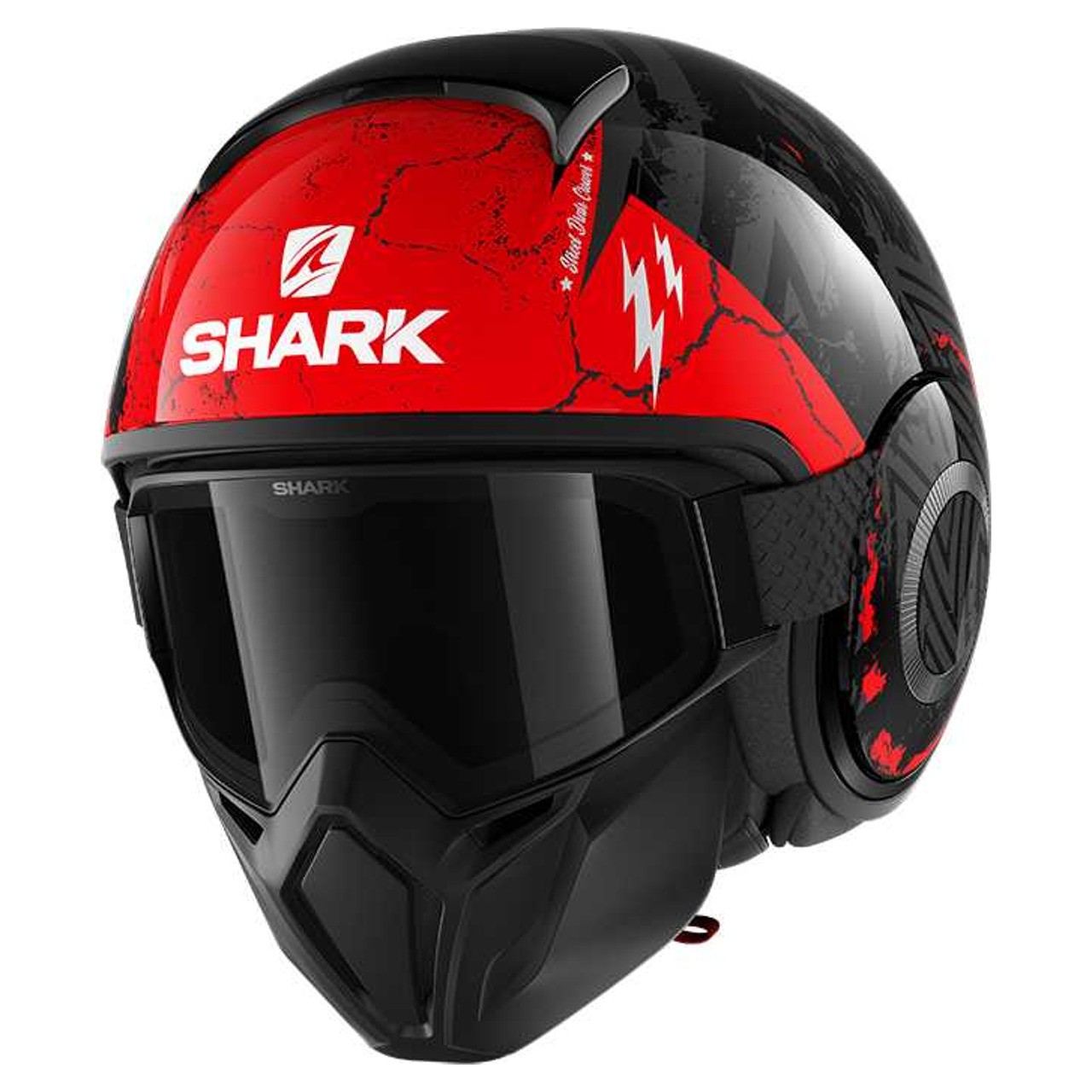 SHARK STREET DRAK CROWER KIRMIZI YARIM KASK