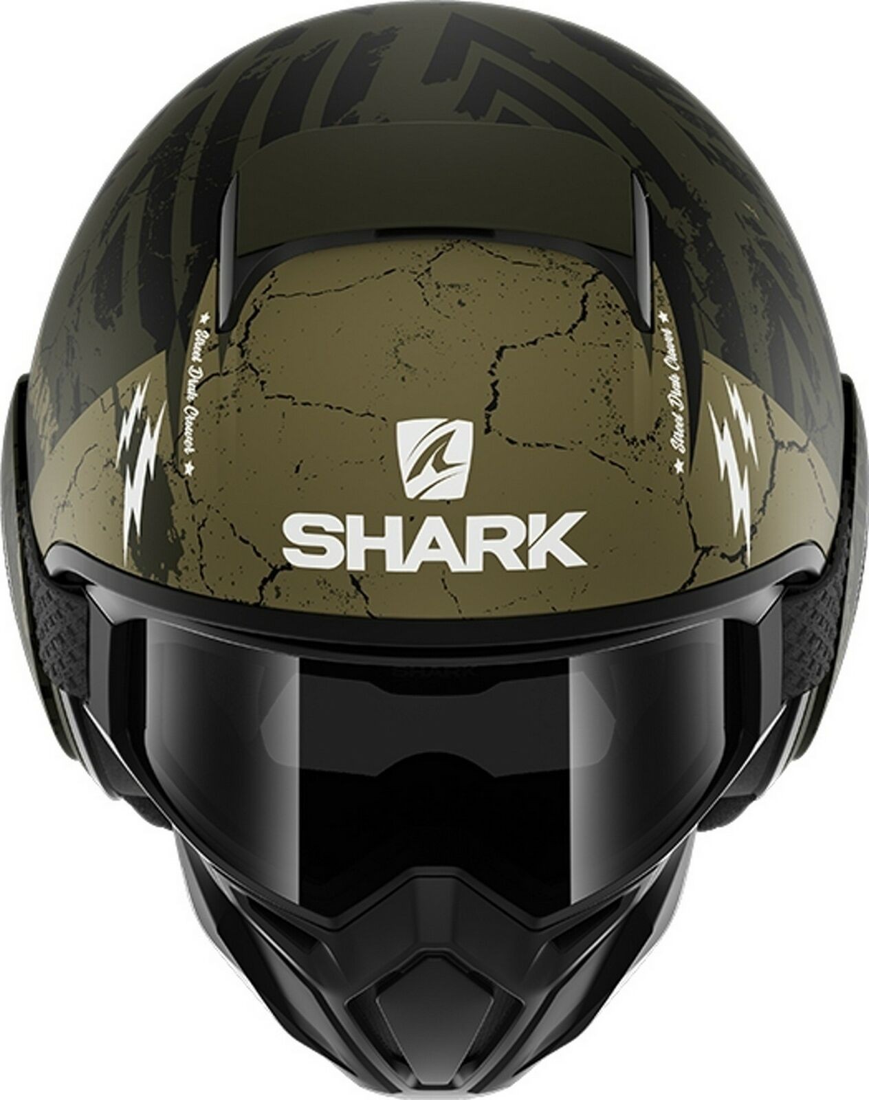 SHARK STREET DRAK CROWER YEŞİL YARIM KASK