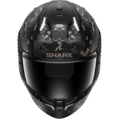 SHARK SKWAL İ3 HELLCAT GRİ SİYAH KAPALI KASK