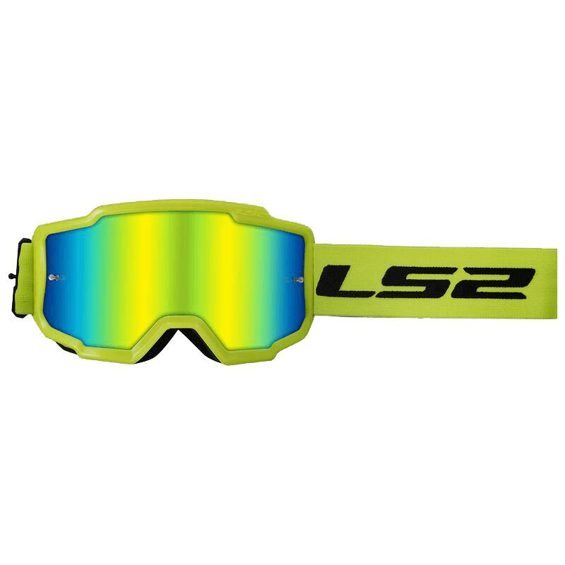 LS2 CHARGER GOGGLES SARI MOTOKROS GÖZLÜĞÜ