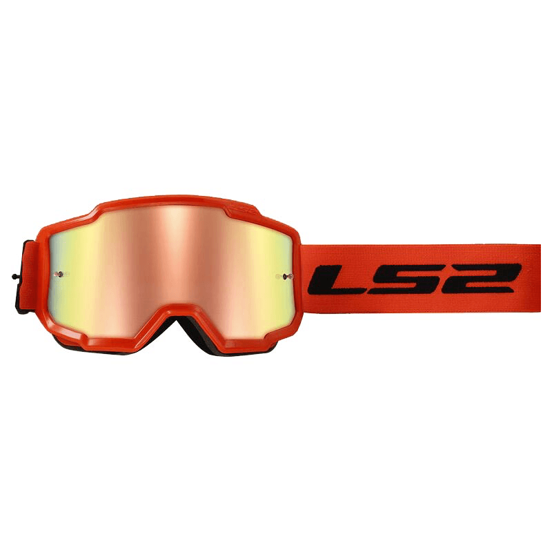 LS2 CHARGER GOGGLES TURUNCU MOTOKROS GÖZLÜĞÜ