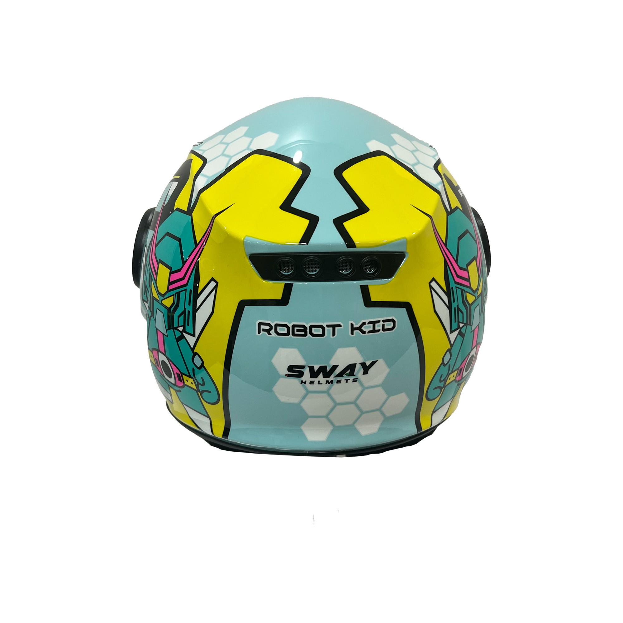 SWAY SW814 ROBOT KIDS YARIM ÇOCUK KASKI