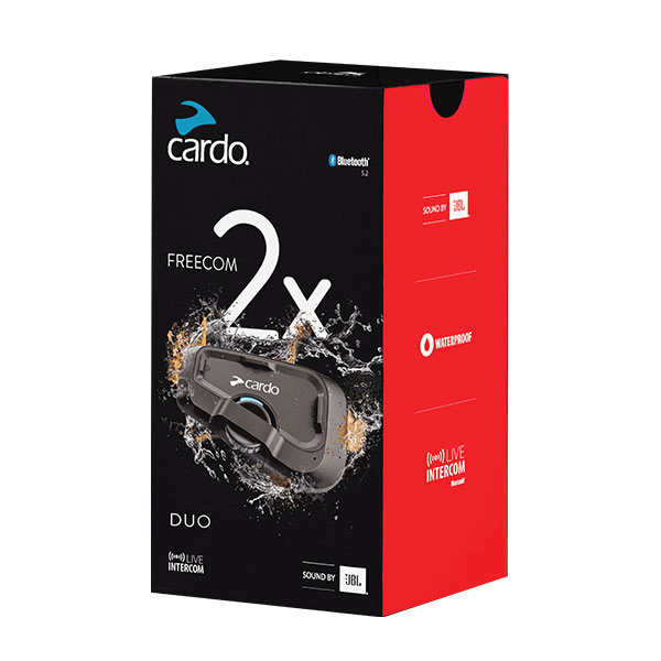 CARDO FREECOM 2X BLUETOOTH INTERCOM (İKİLİ PAKET)