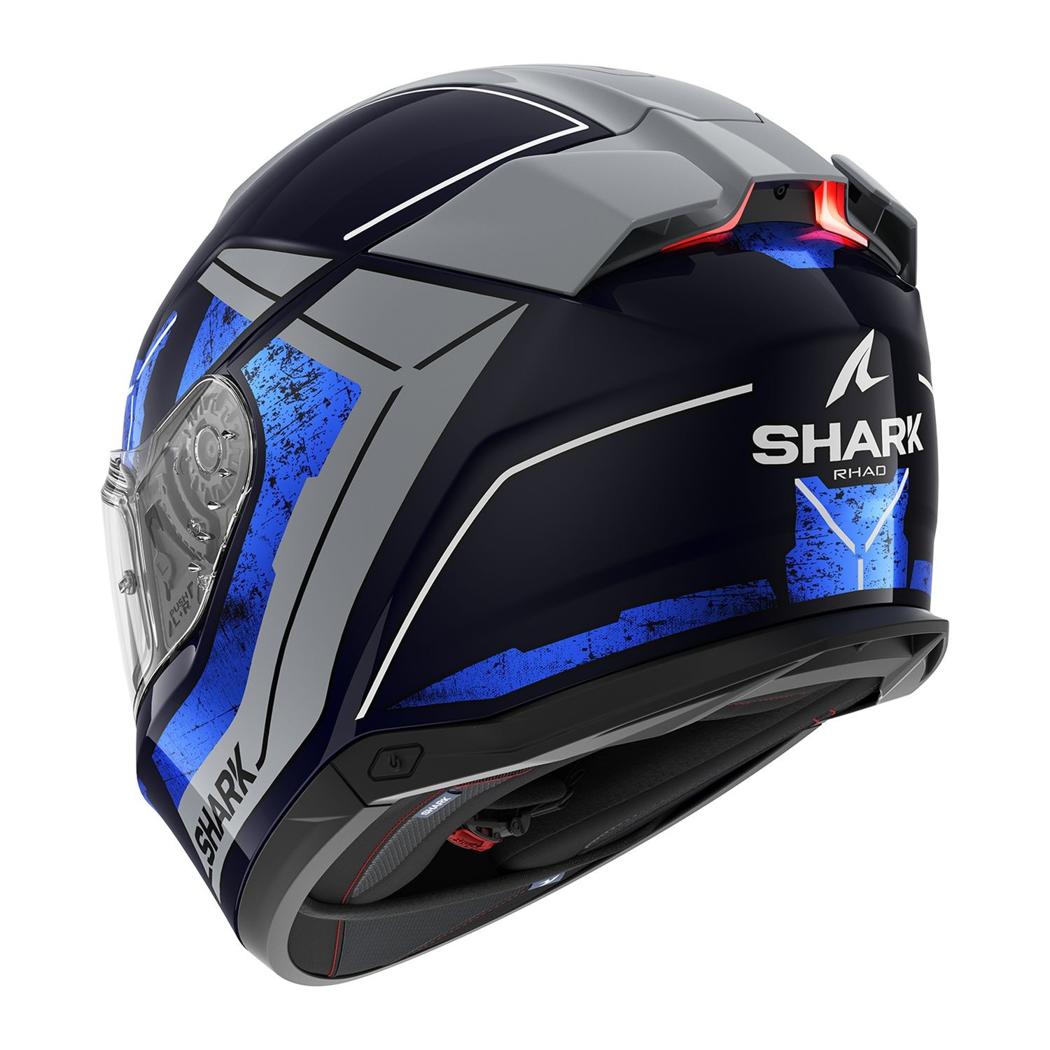 SHARK SKWAL İ3 RHAD MAVİ GRİ KAPALI KASK