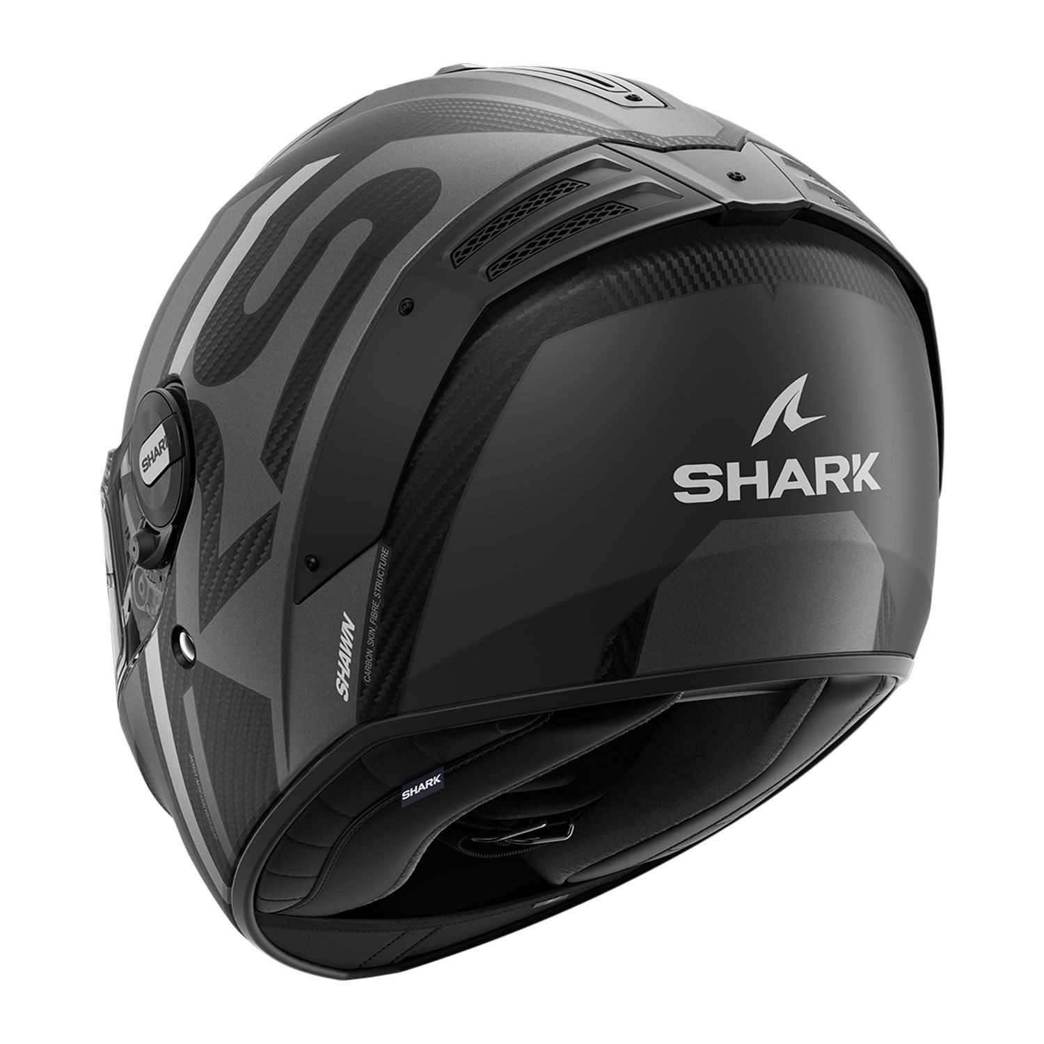 SHARK SPARTAN RS CARBON SHAWN GRİ KAPALI KASK