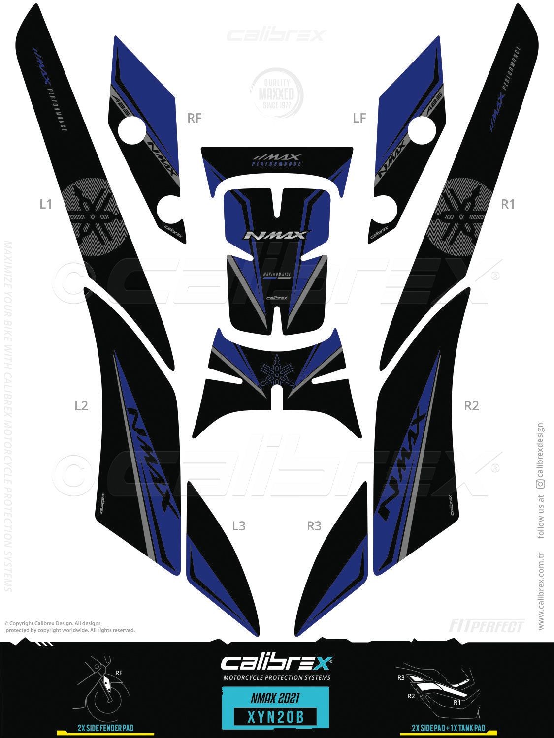 CALIBREX NMAX FULL SET XYN20B 2021 TANKPED