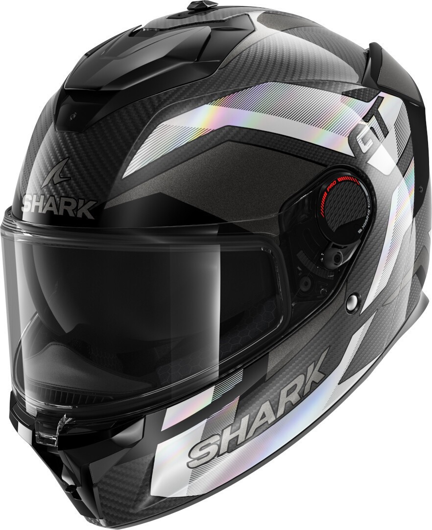 SHARK SPARTAN GT PRO RITMO AÇIK GRİ CARBON KAPALI KASK