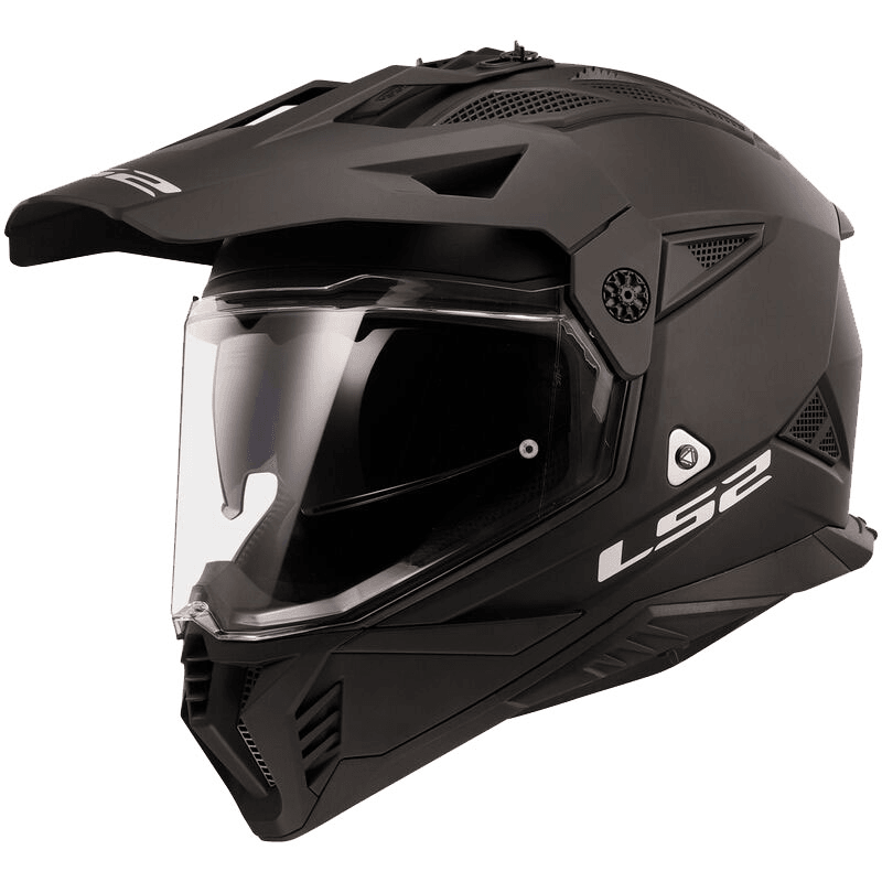 LS2 PIONEER 2 MAT SİYAH ENDURO KASK