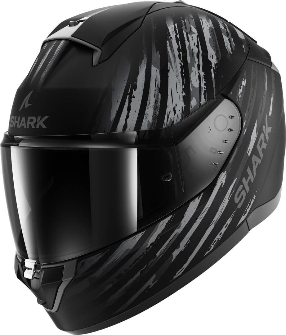 SHARK RIDILL 2 ASSYA GRİ SİYAH KAPALI KASK