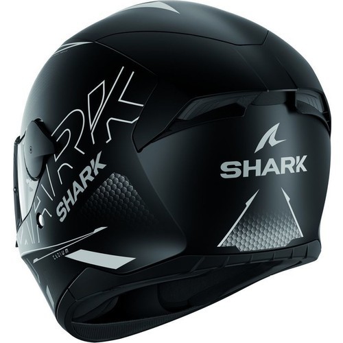 SHARK D-SKWAL CADIUM MAT SİYAH GRİ KAPALI KASK