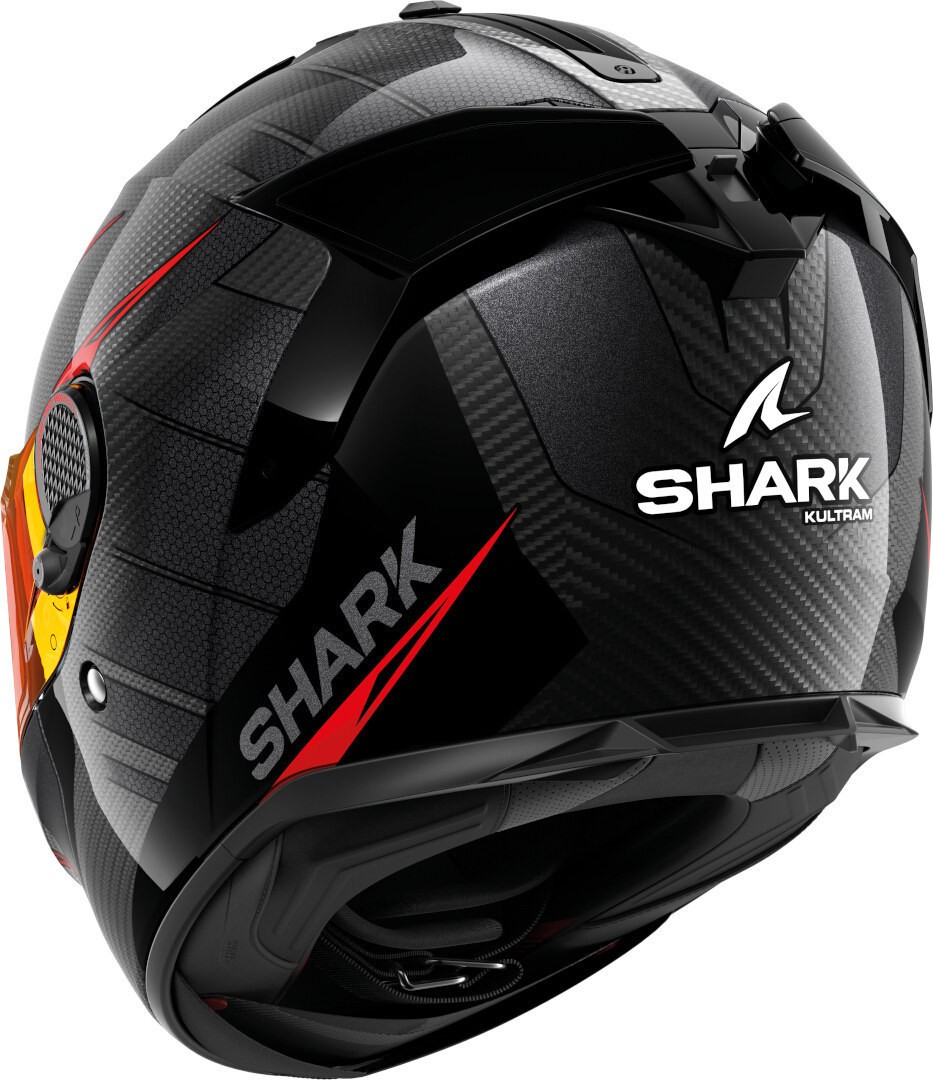 SHARK SPARTAN GT PRO KULTRAM KIRMIZI CARBON KAPALI KASK