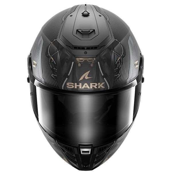 SHARK SPARTAN RS CARBON XBOT GRİ SARI KAPALI KASK