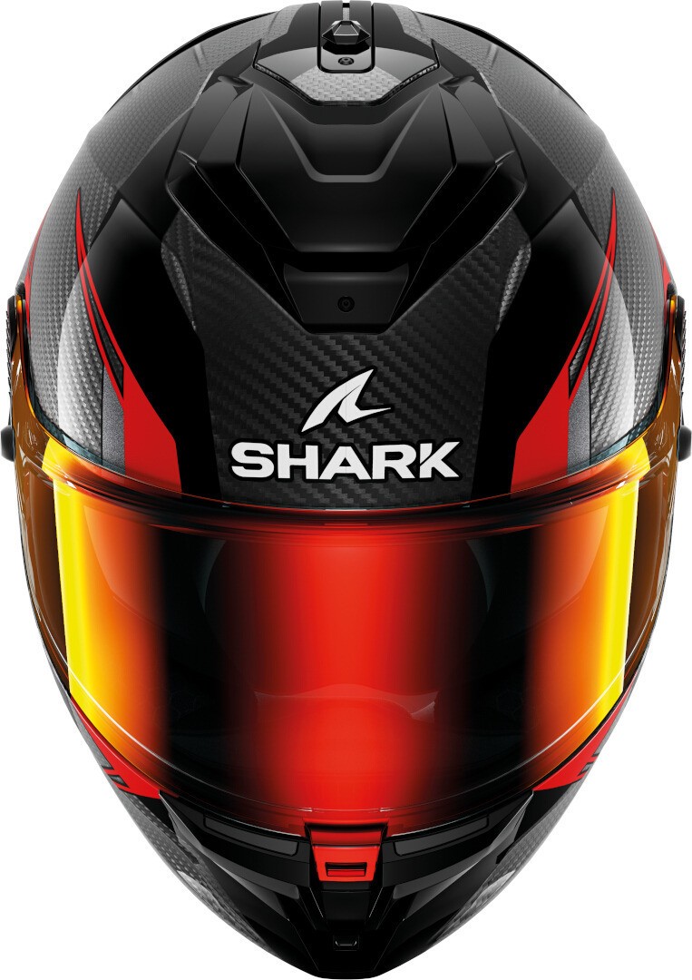 SHARK SPARTAN GT PRO KULTRAM KIRMIZI CARBON KAPALI KASK