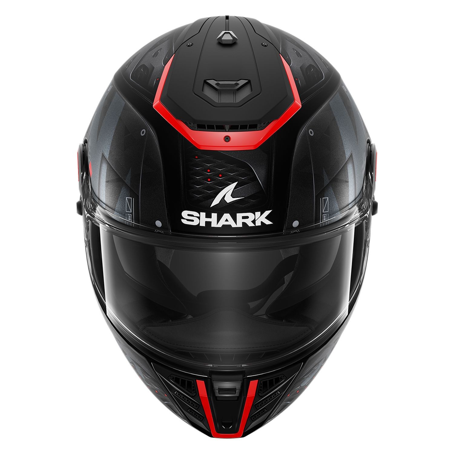 SHARK SPARTAN RS STINGREY GRİ KIRMIZI KAPALI KASK