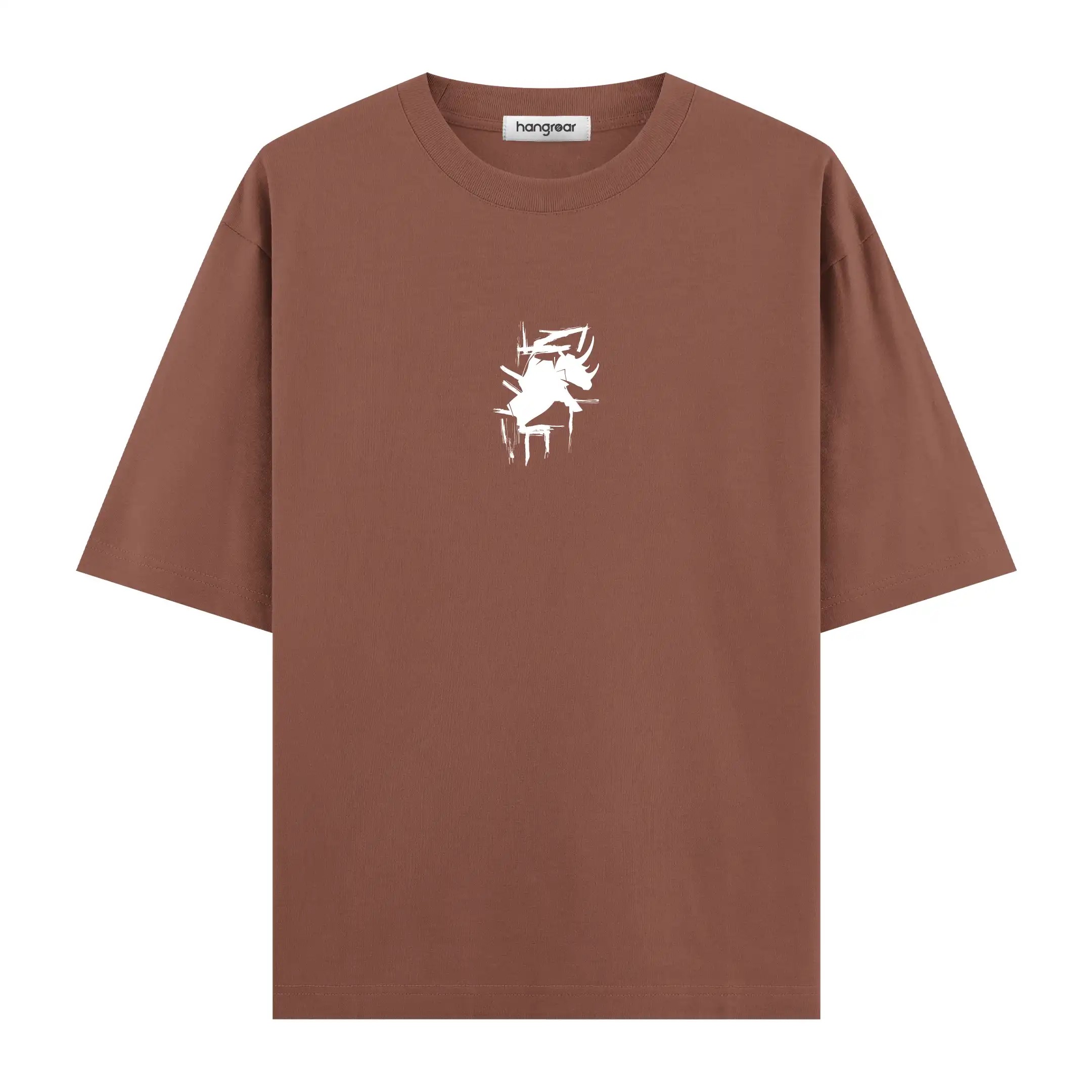Dark Minimal Horse Two - Oversize Tişört