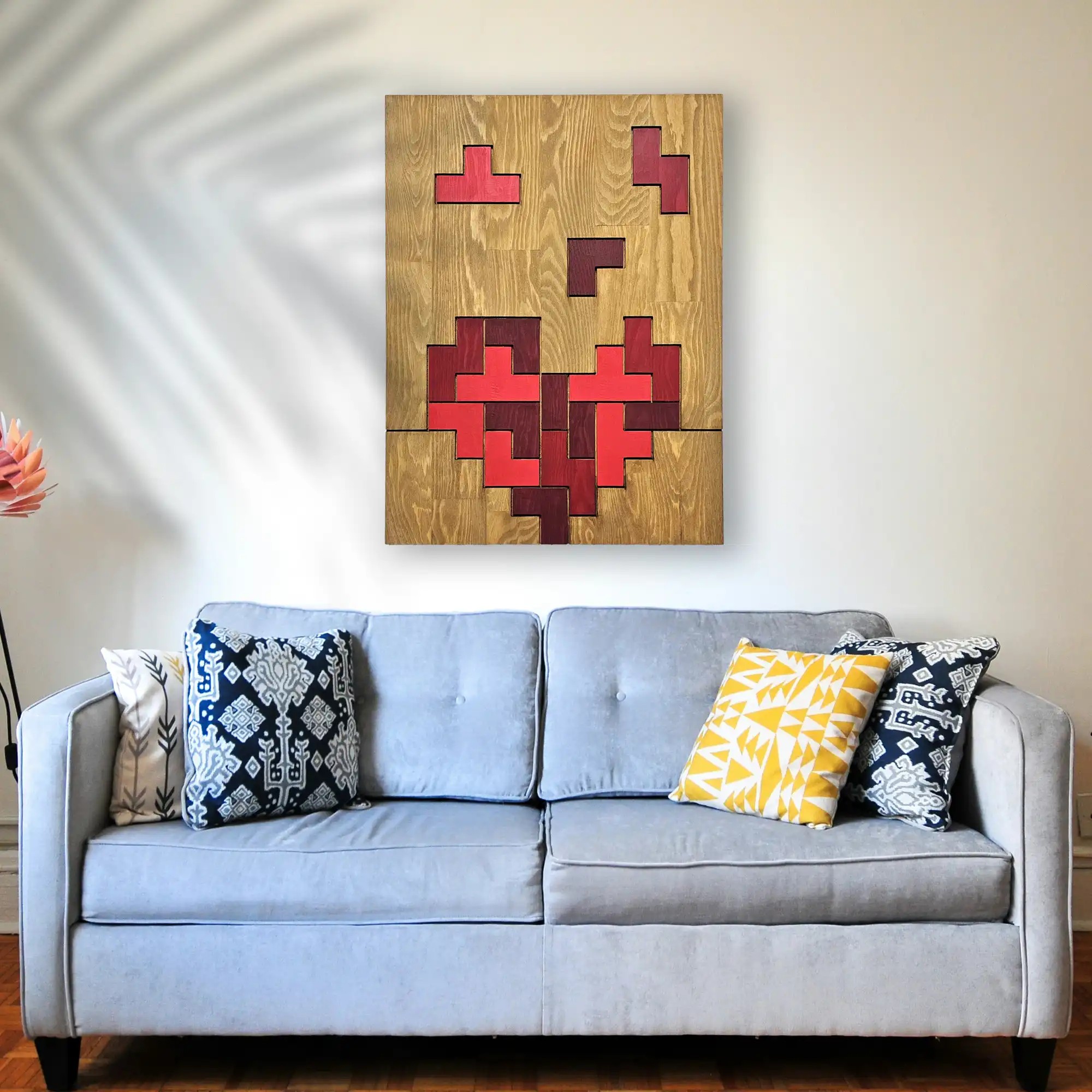 Tetris Heart Wall Art