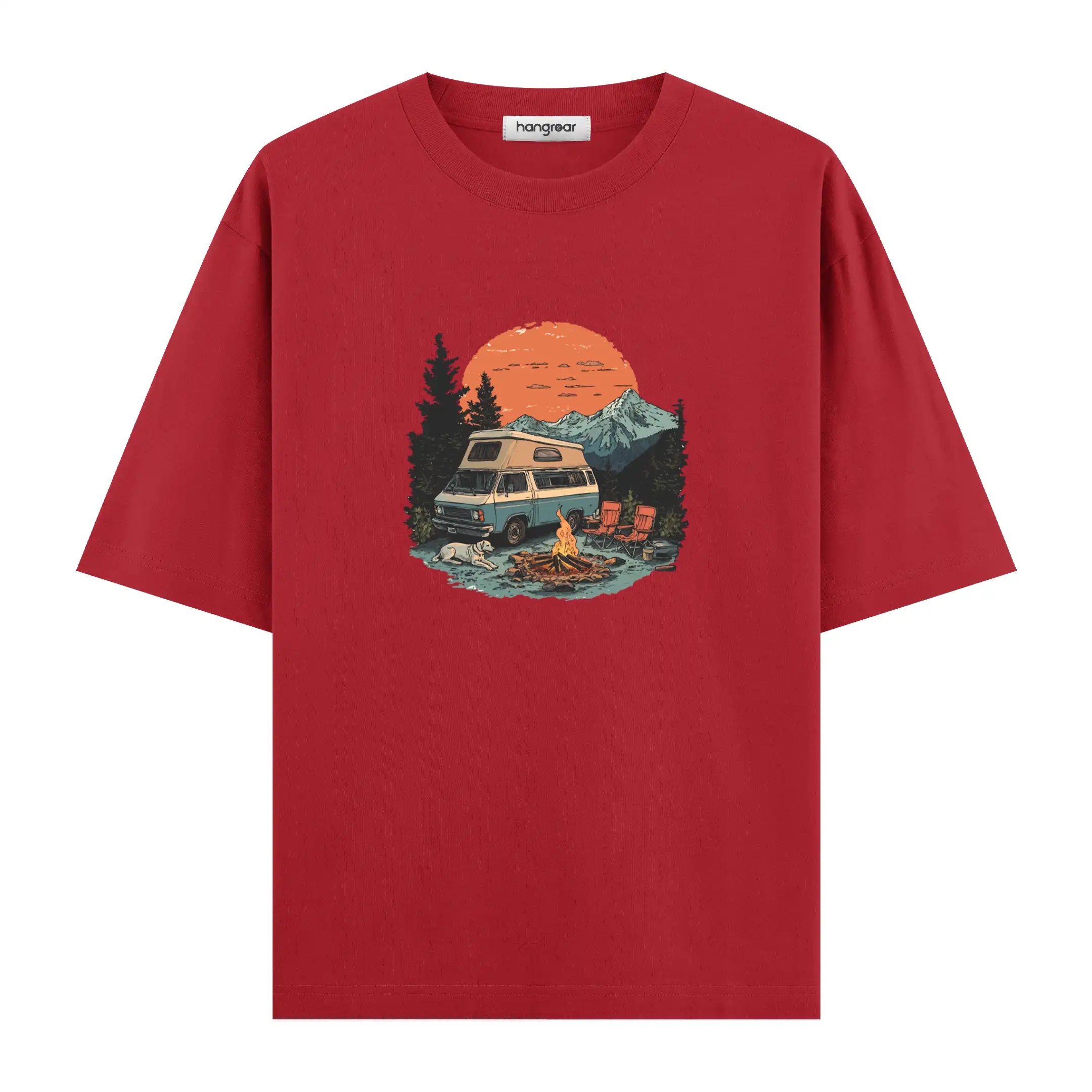 Camp & Calm - Oversize Tişört