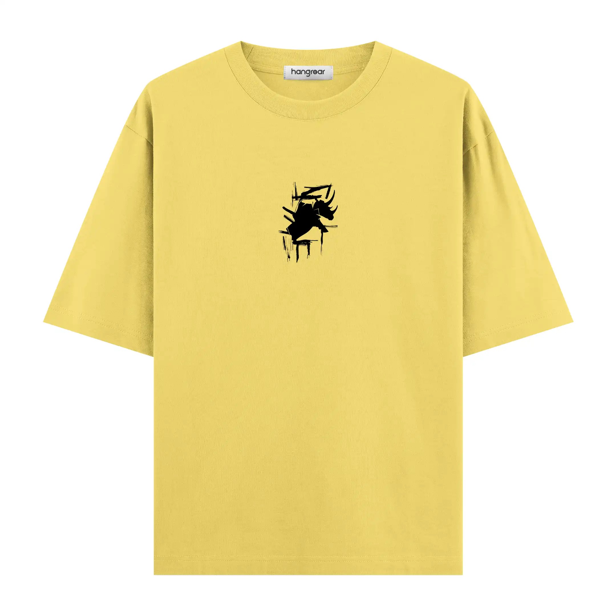 Dark Minimal Horse Two - Oversize Tişört