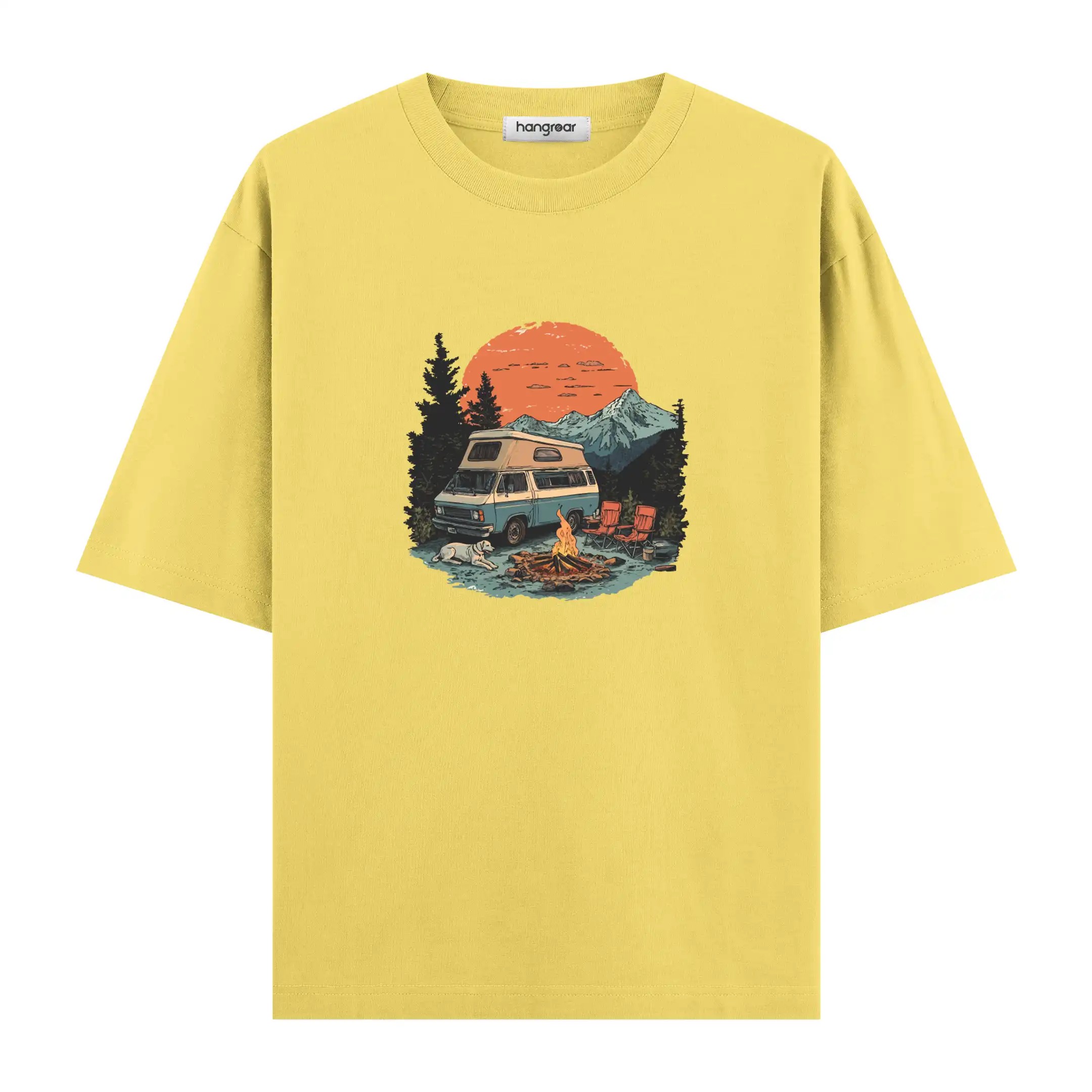 Camp & Calm - Oversize Tişört