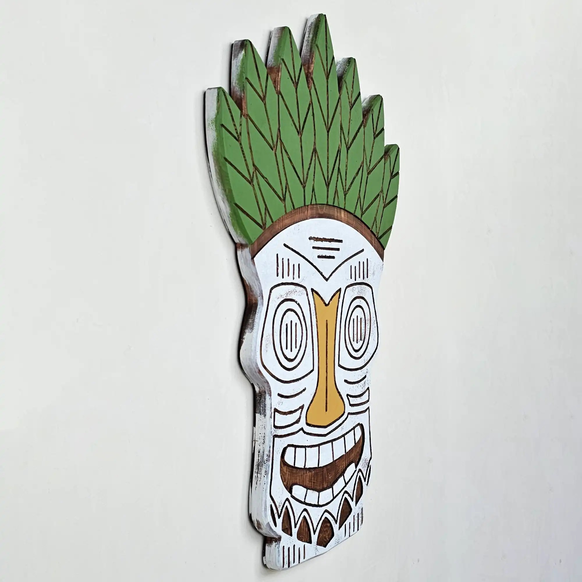 Smiling Tiki Mask Wall Art