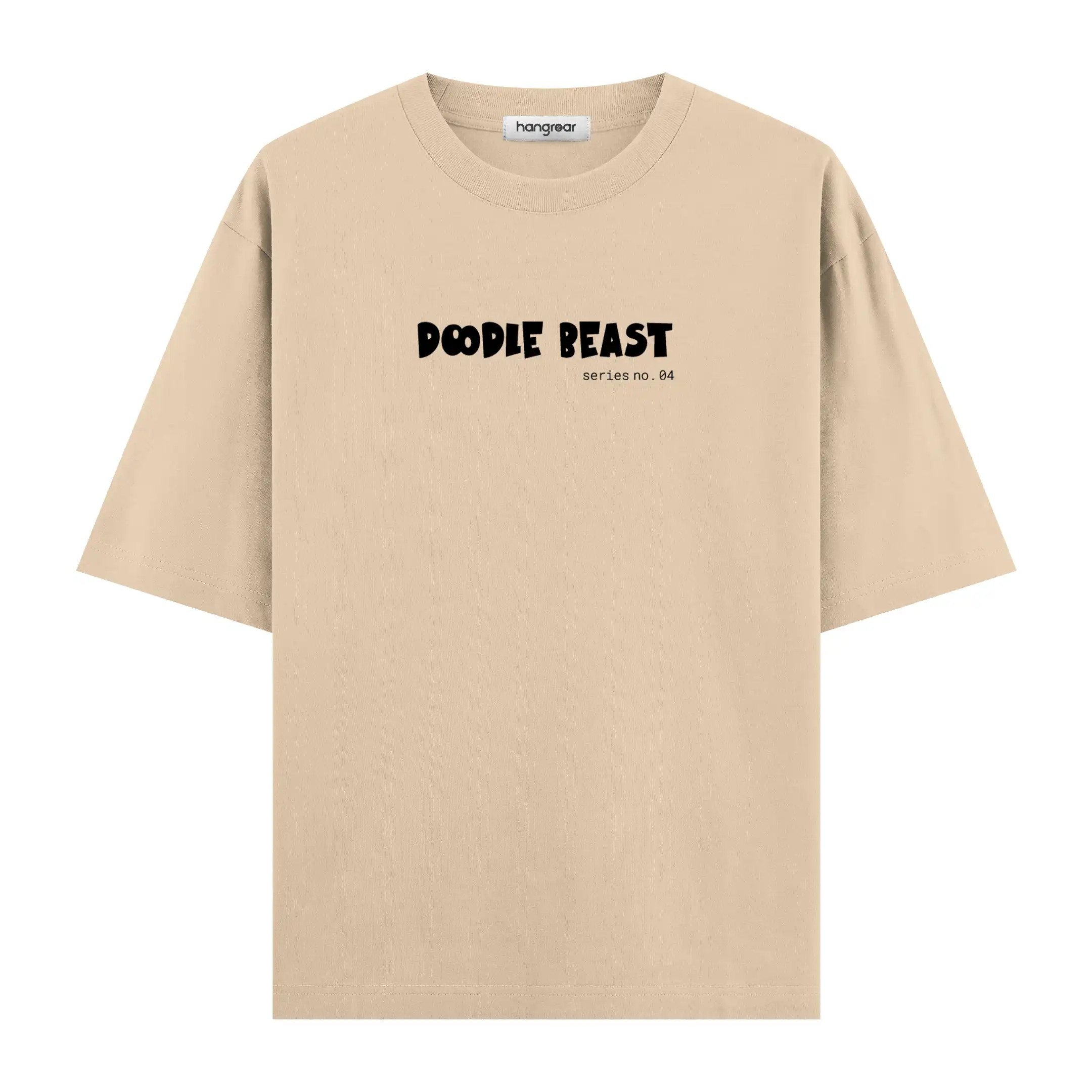 Doodle Beast series no. 04 - Oversize Tişört