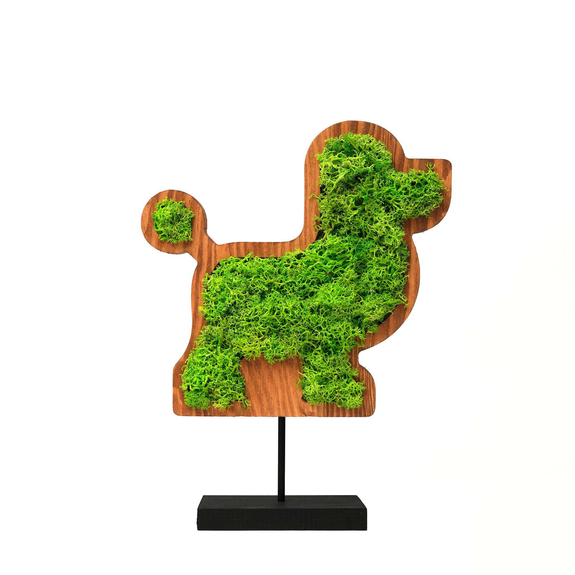 Mossy Dog Mossy Decorative Object