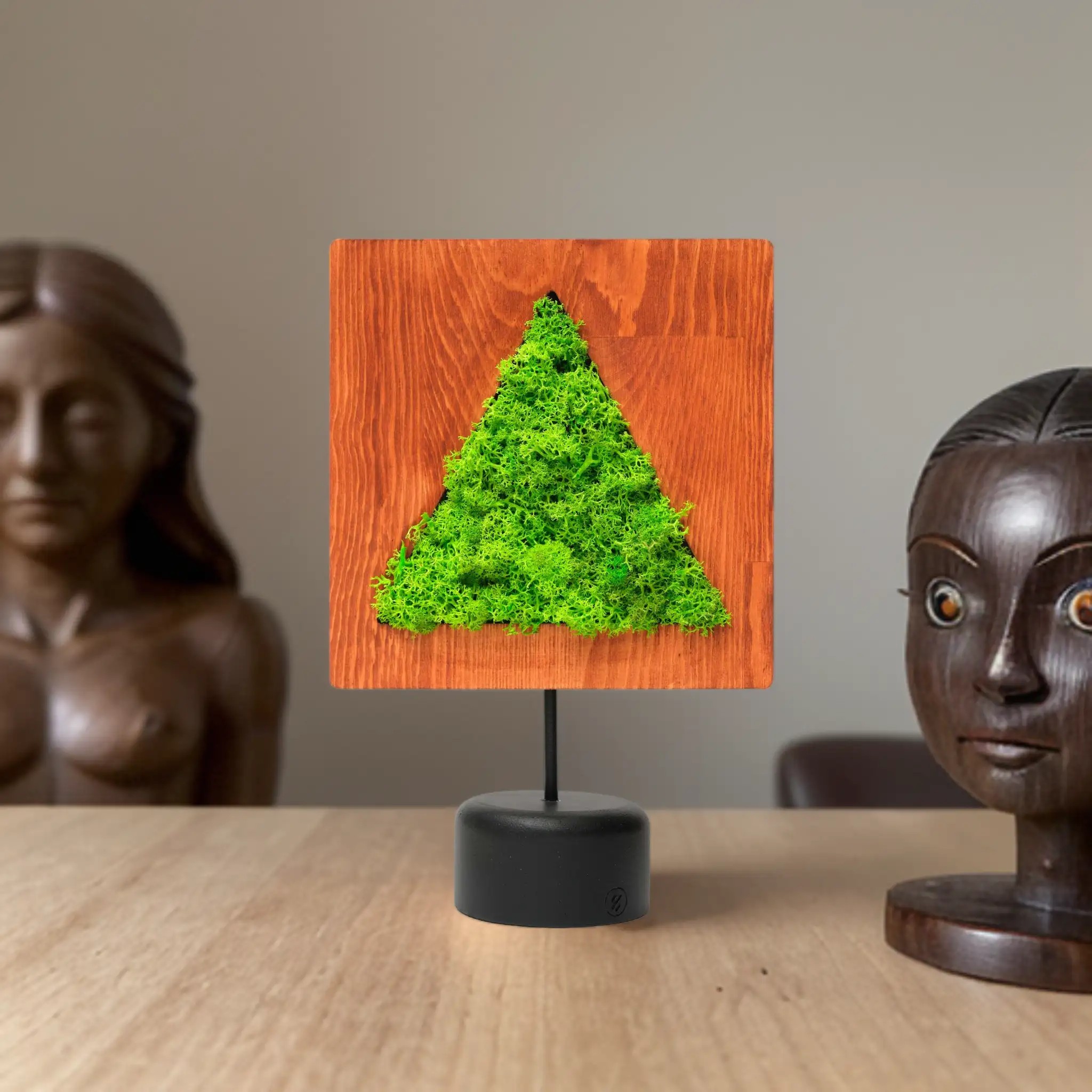 Triangular Moss Decorative Obje