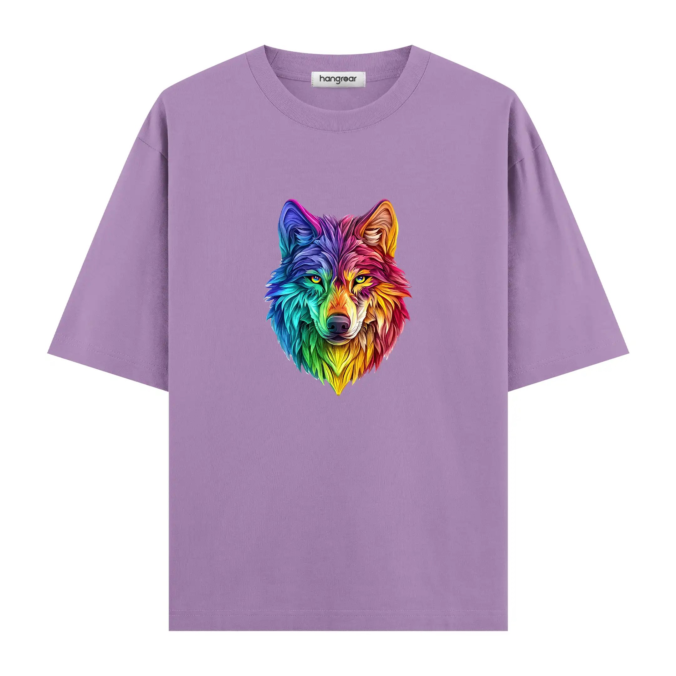 Colorborn Wolf - Oversize Tişört