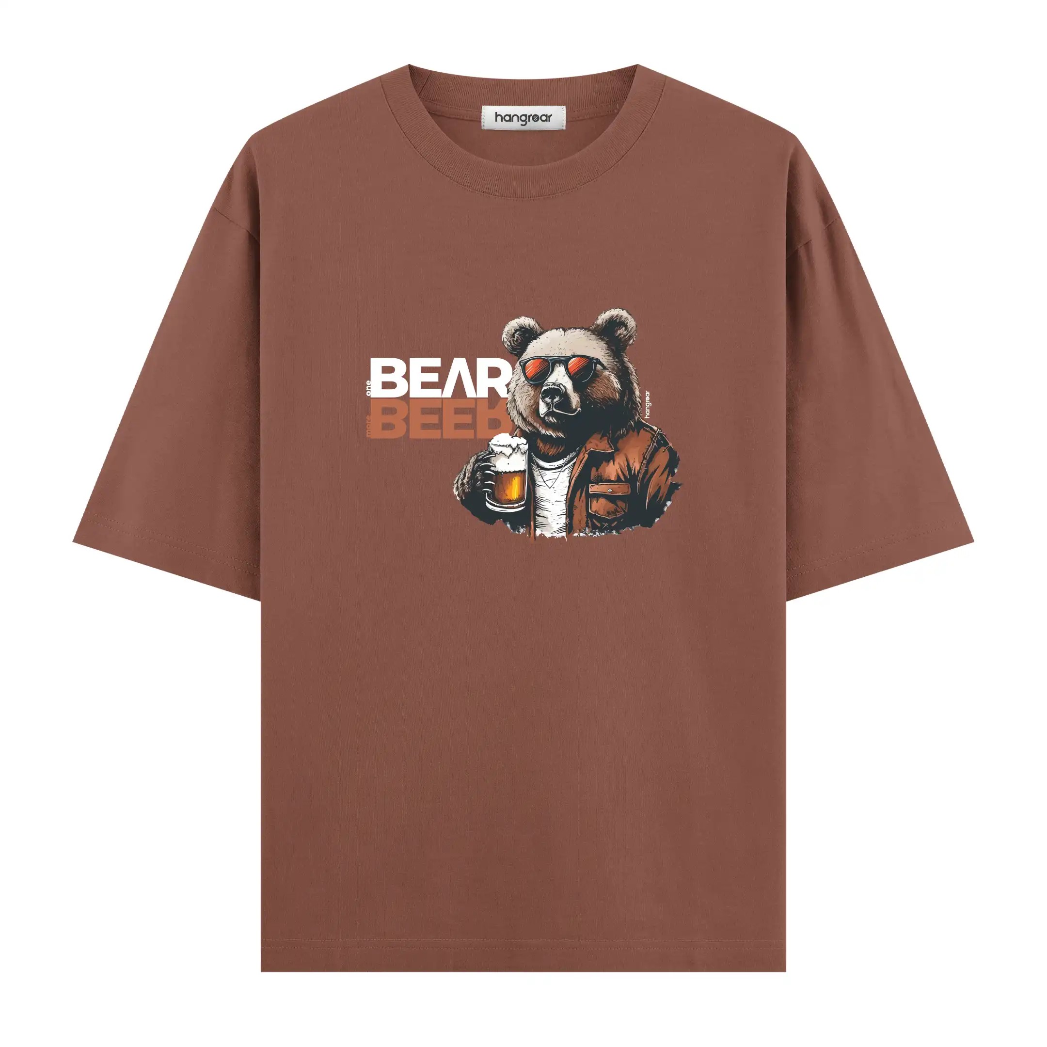 Beer and Bear - Oversize Tişört