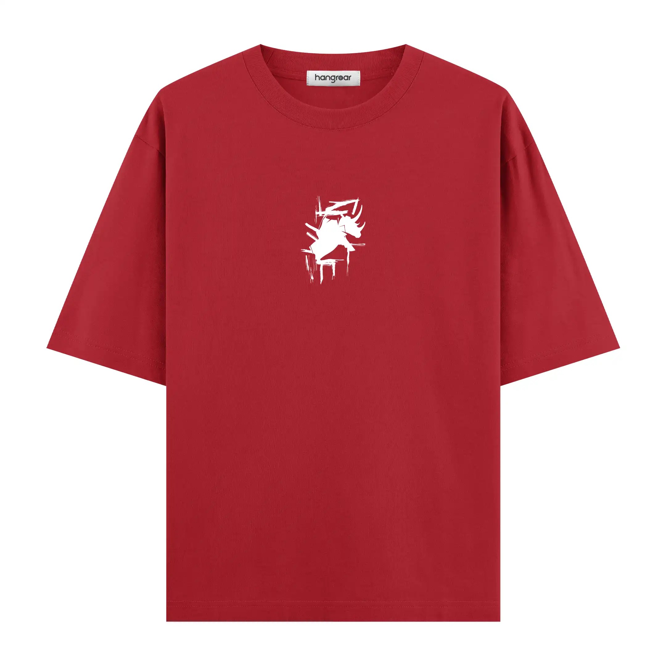 Dark Minimal Horse Two - Oversize Tişört