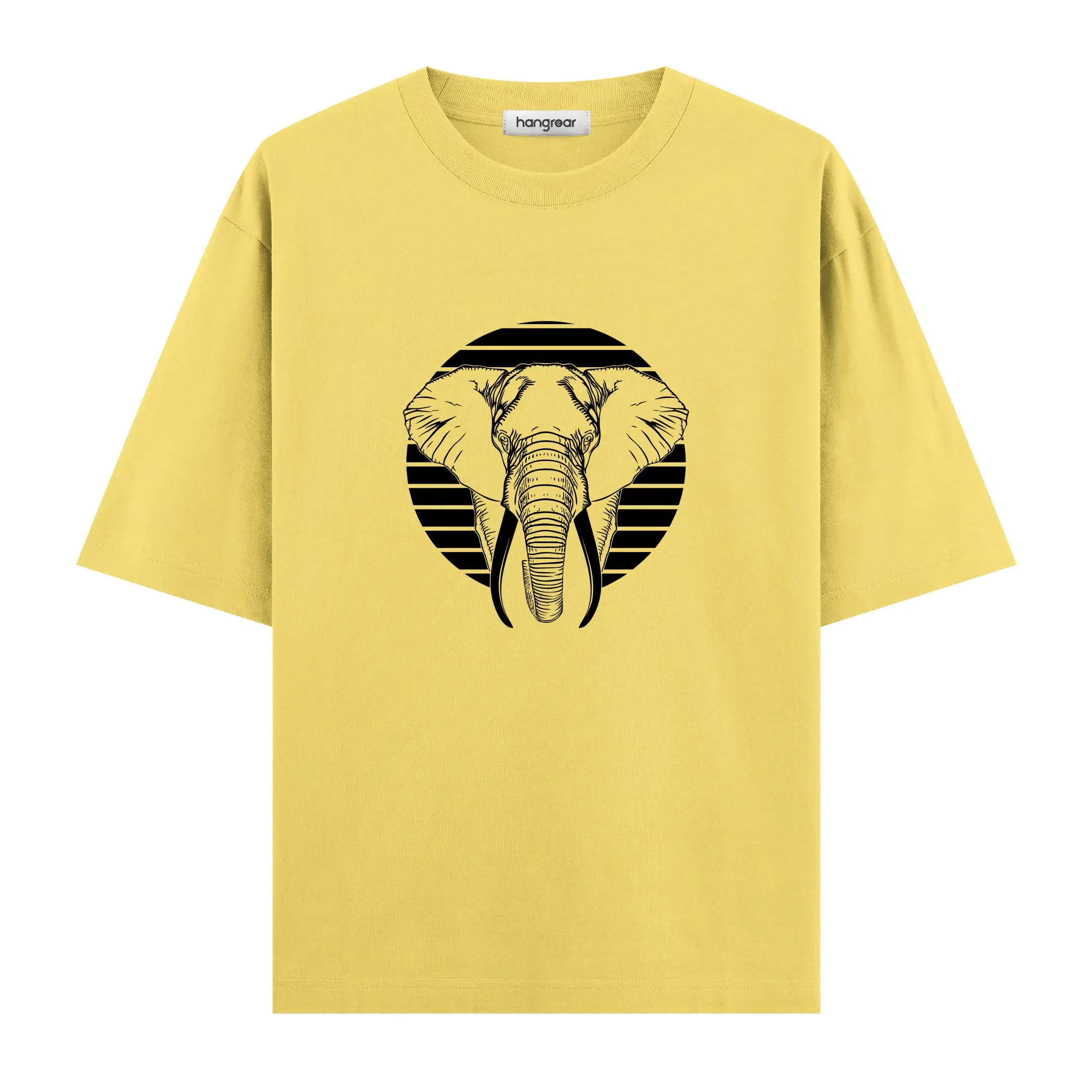 Elephant Line - Oversize Tişört