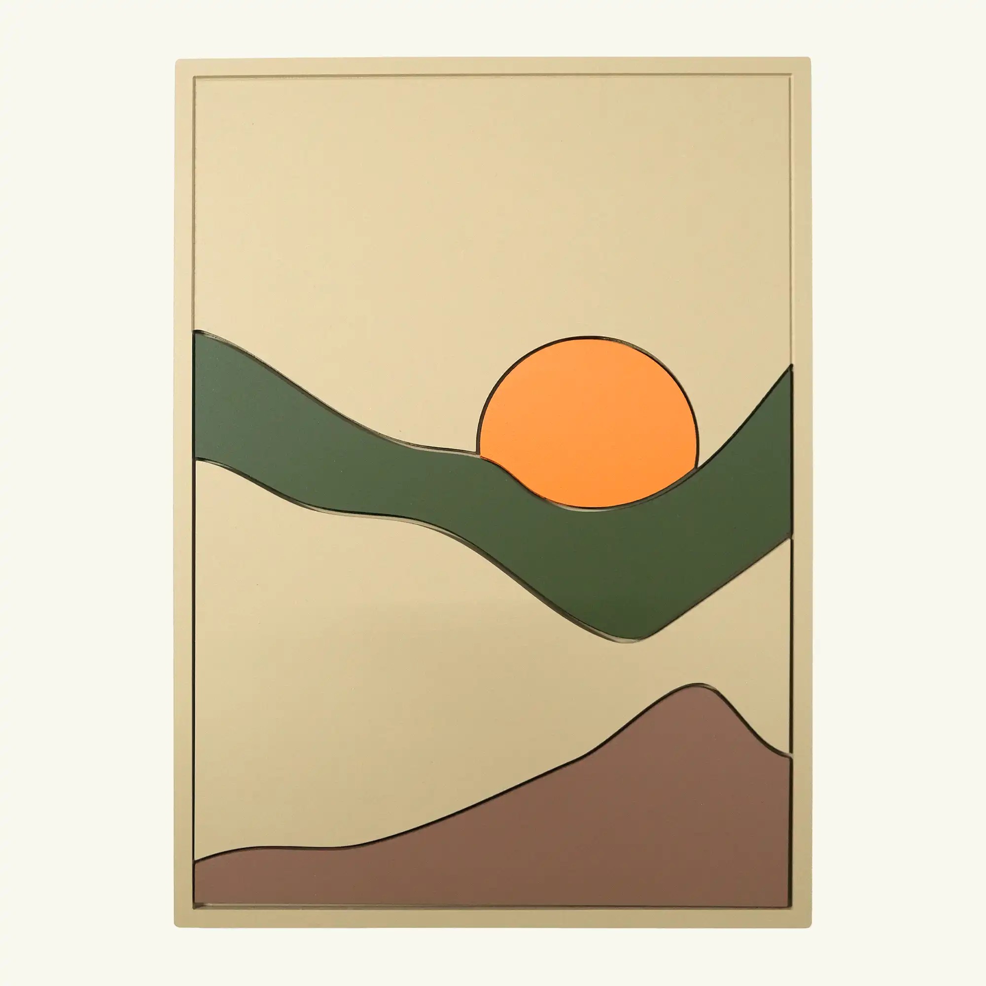 Abstract Mountain Set (set of 3)