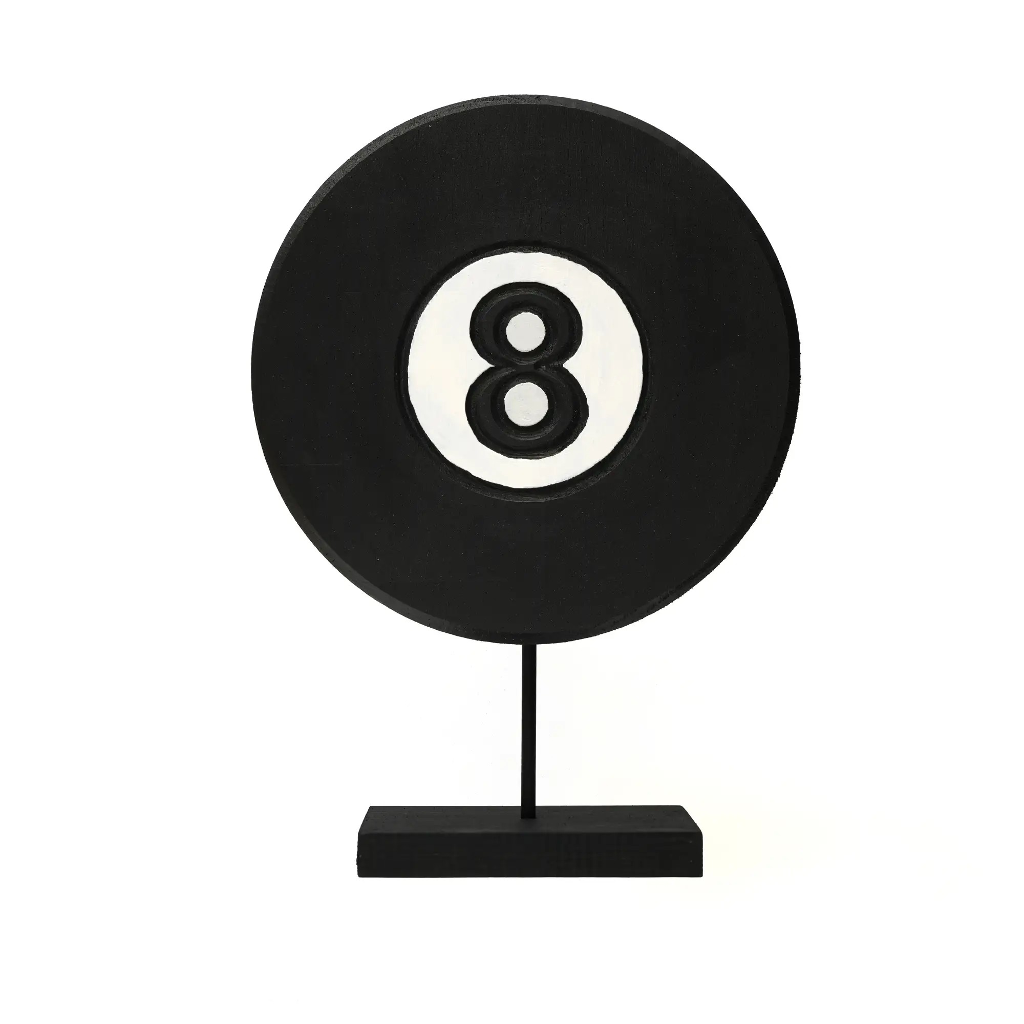 Black 8 Decorative Object