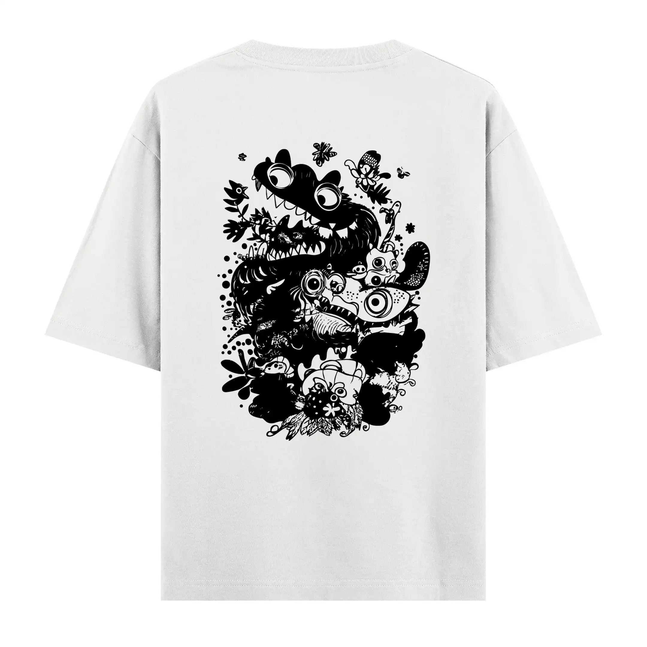 Doodle Beast series no. 05 - Oversize Tişört