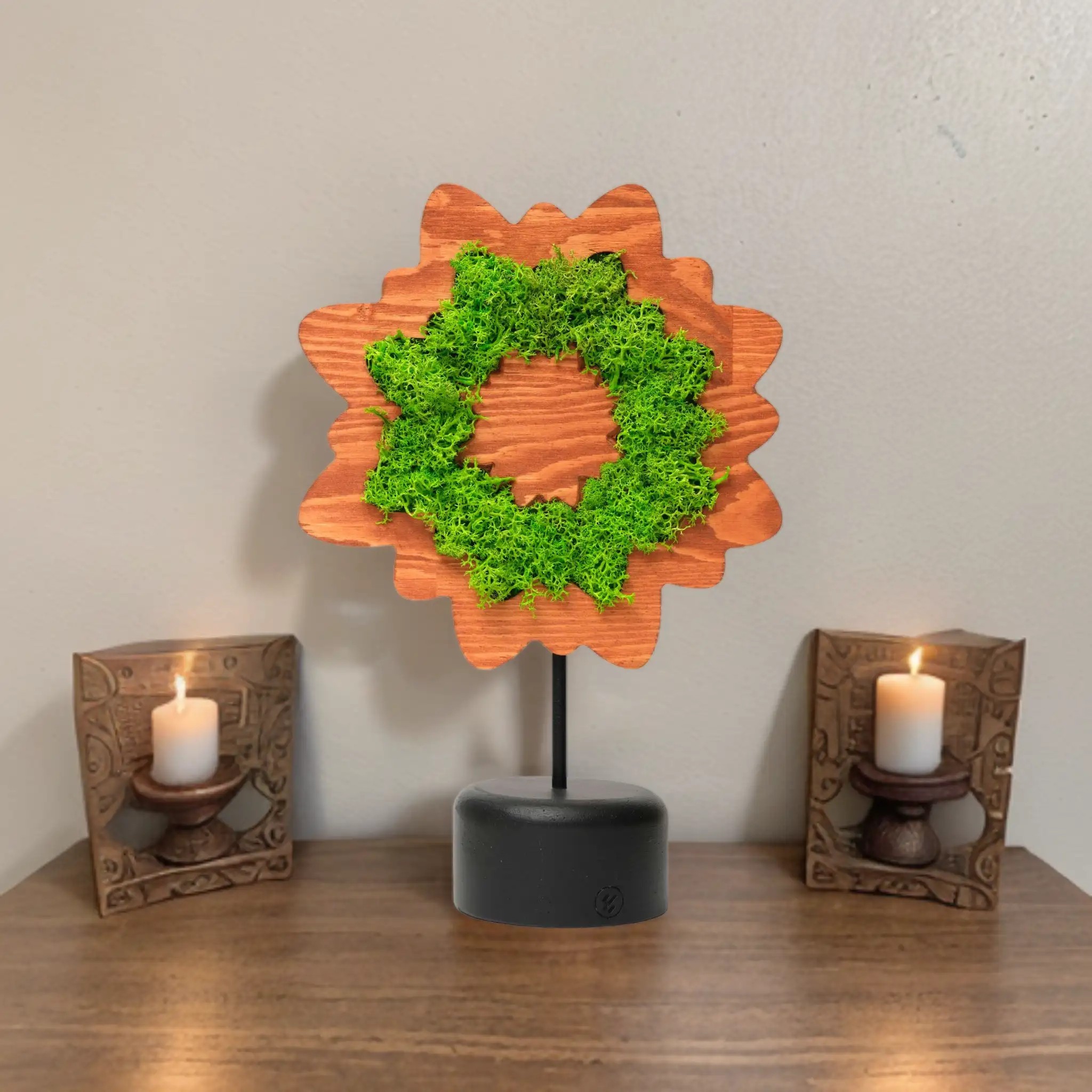 Mossy Flower Decorative Object