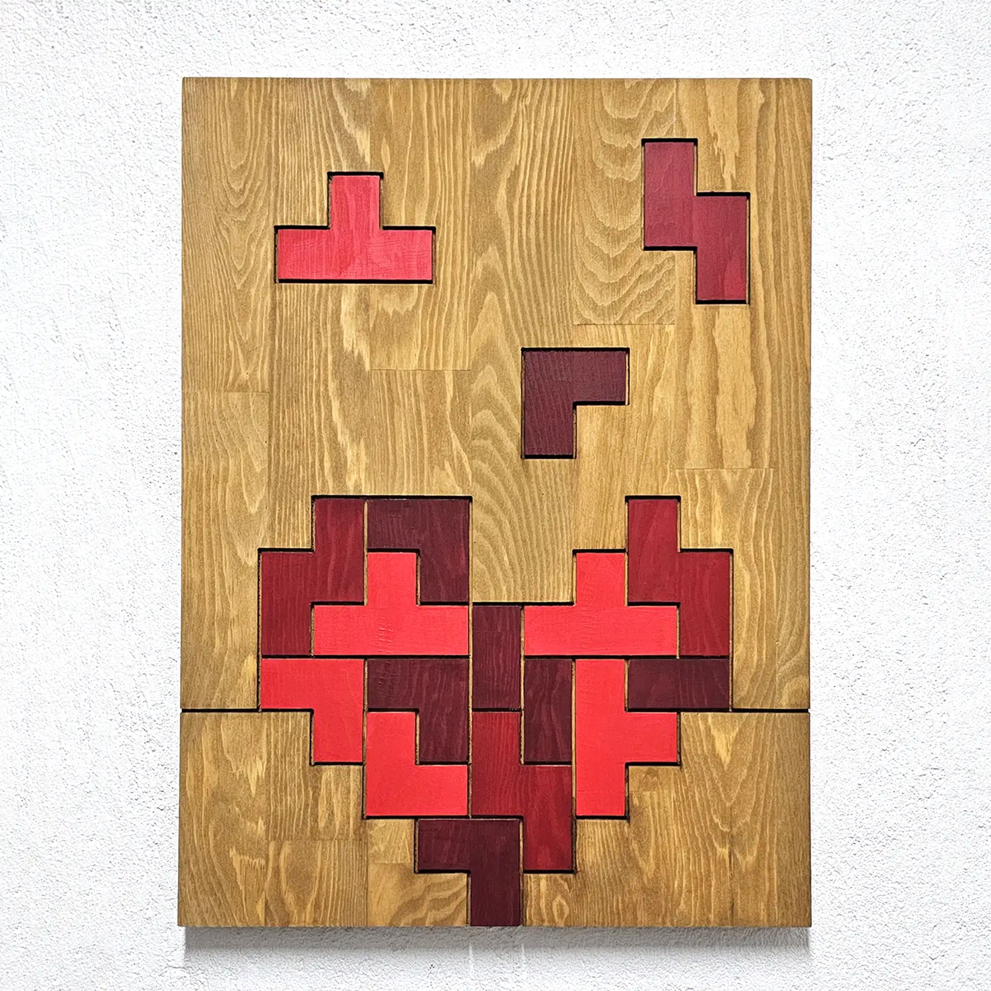 Tetris Heart Wall Art