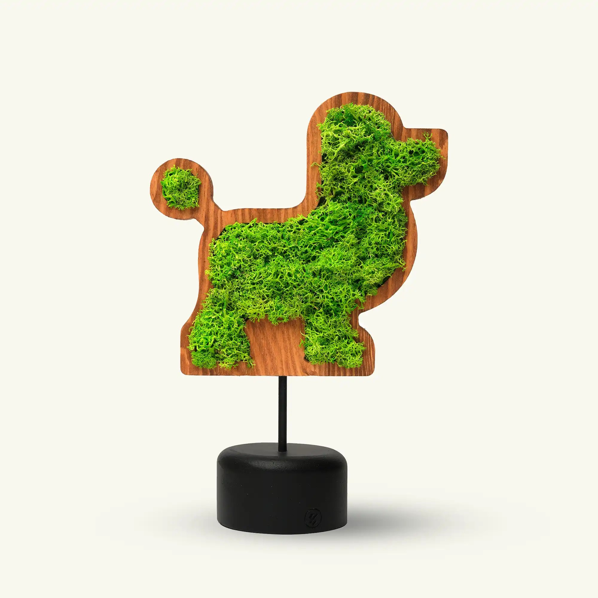 Mossy Dog Mossy Decorative Object