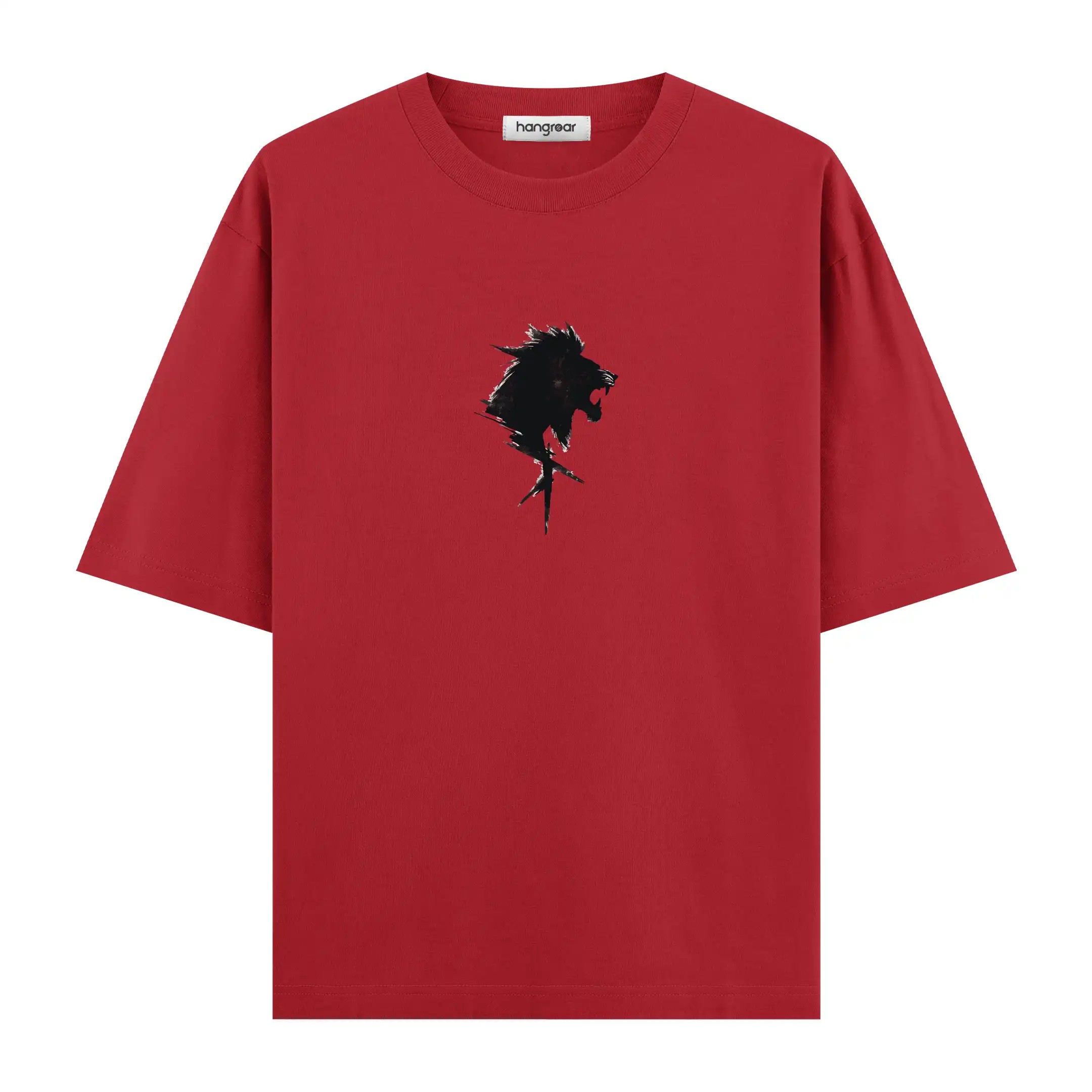 Brush Art Lion Two - Oversize Tişört