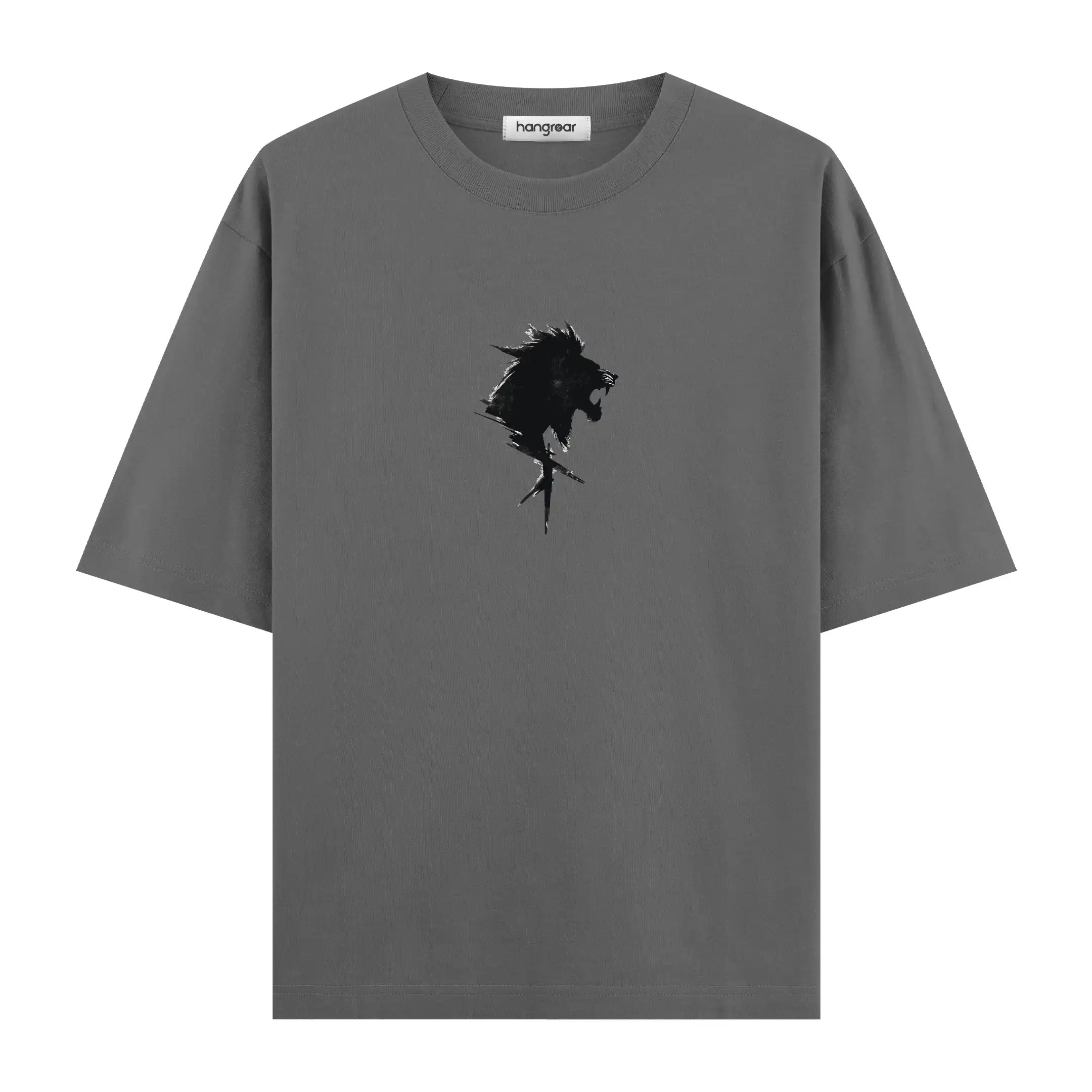 Brush Art Lion Two - Oversize Tişört