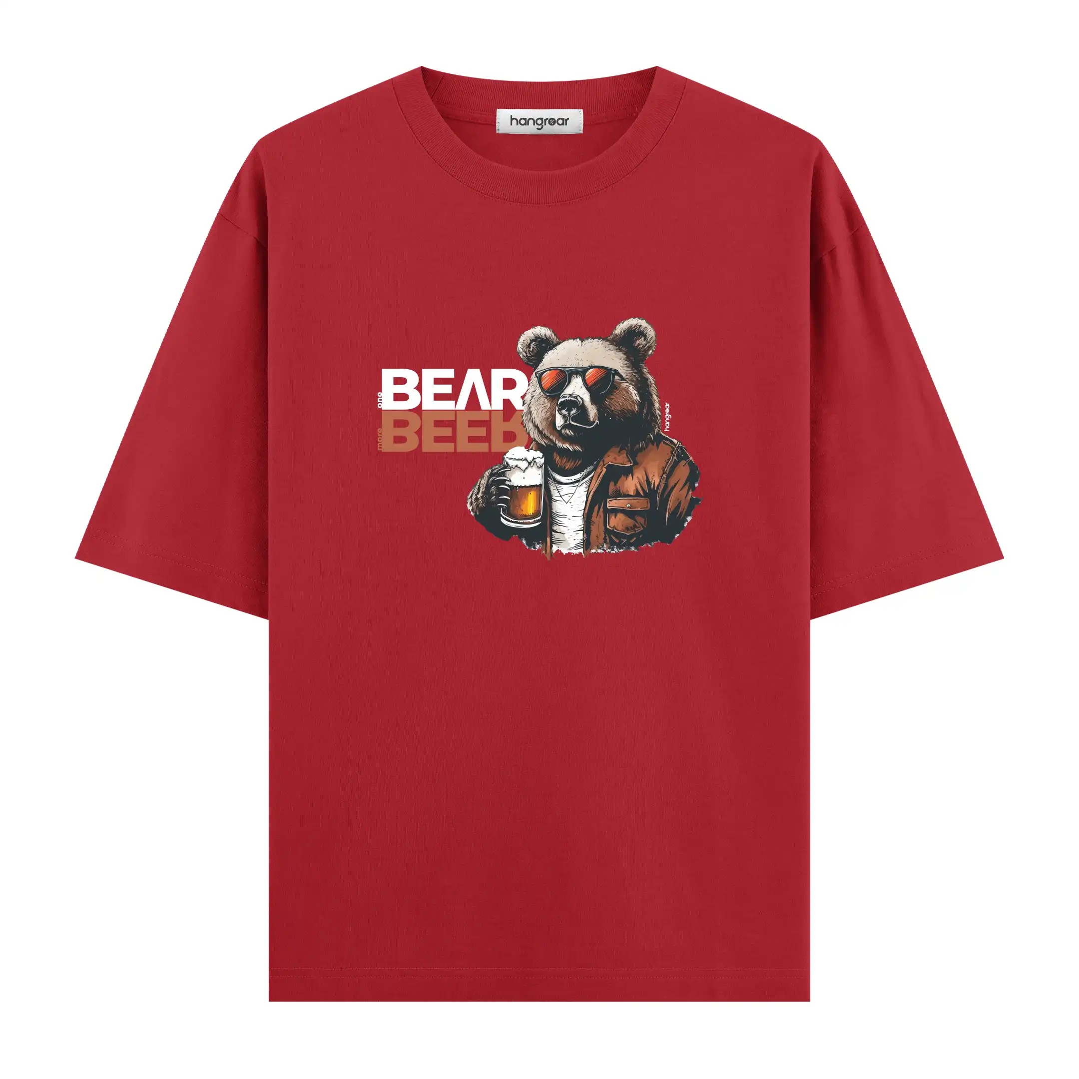 Beer and Bear - Oversize Tişört