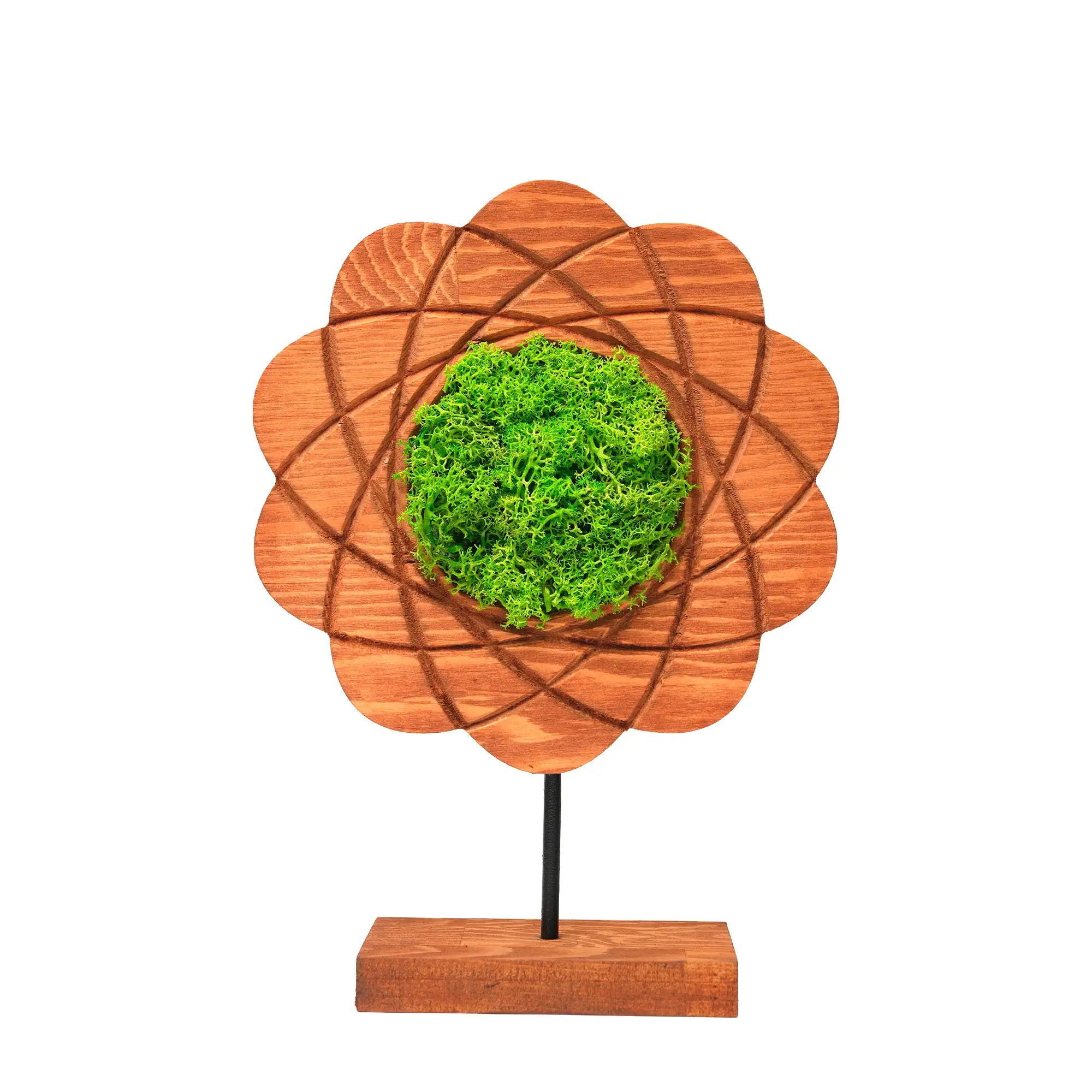 Mossy Line Art Decorative Object