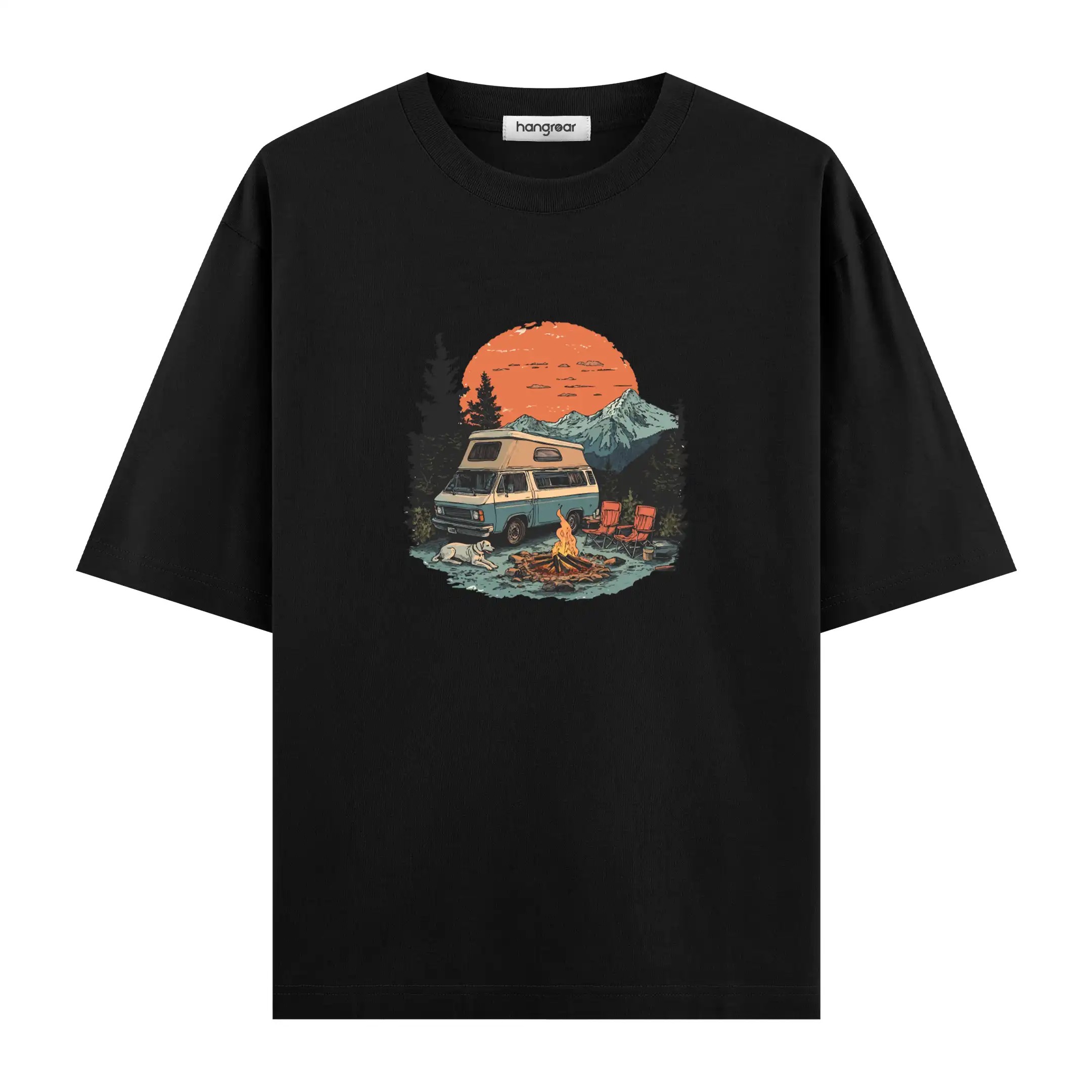 Camp & Calm - Oversize Tişört