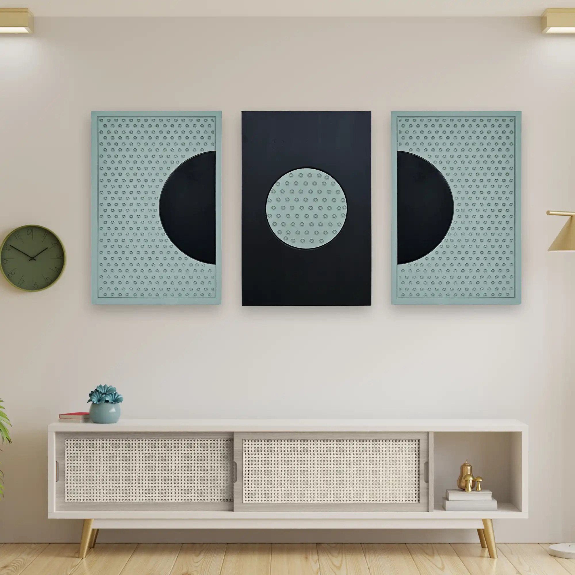 Polka Dot Set Wall Art