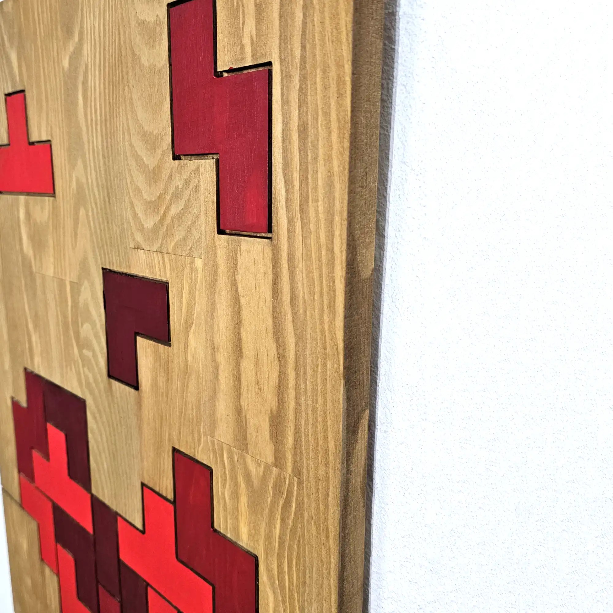 Tetris Heart Wall Art